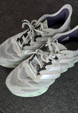 Adidas Switch fwd running shoes gray/green, mens 10.5