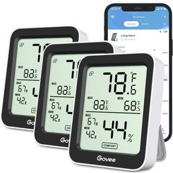 3-Pack Govee H5075 Smart Thermo Hygrometer H5075 Pack of 3 Sealed Box