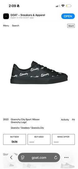 Givenchy sneakers “Allover Gevenchy Logo”