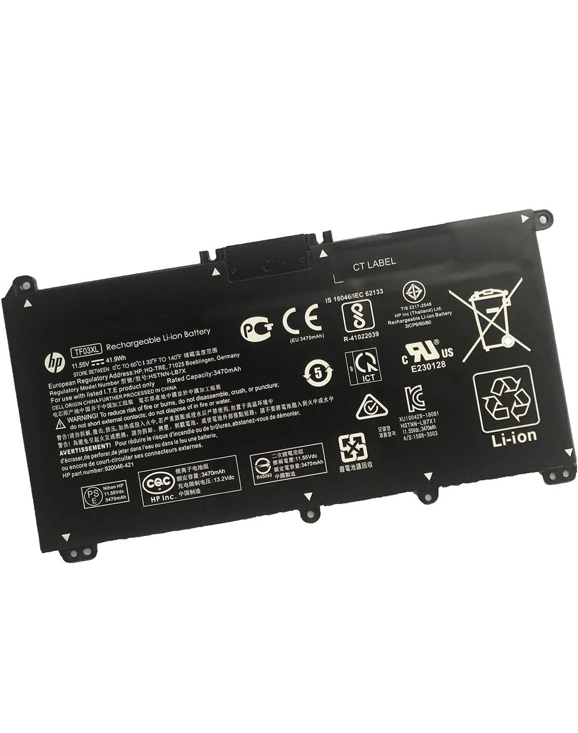 HP TF03XL Laptop Battery replaceable for HP Pavilion 14