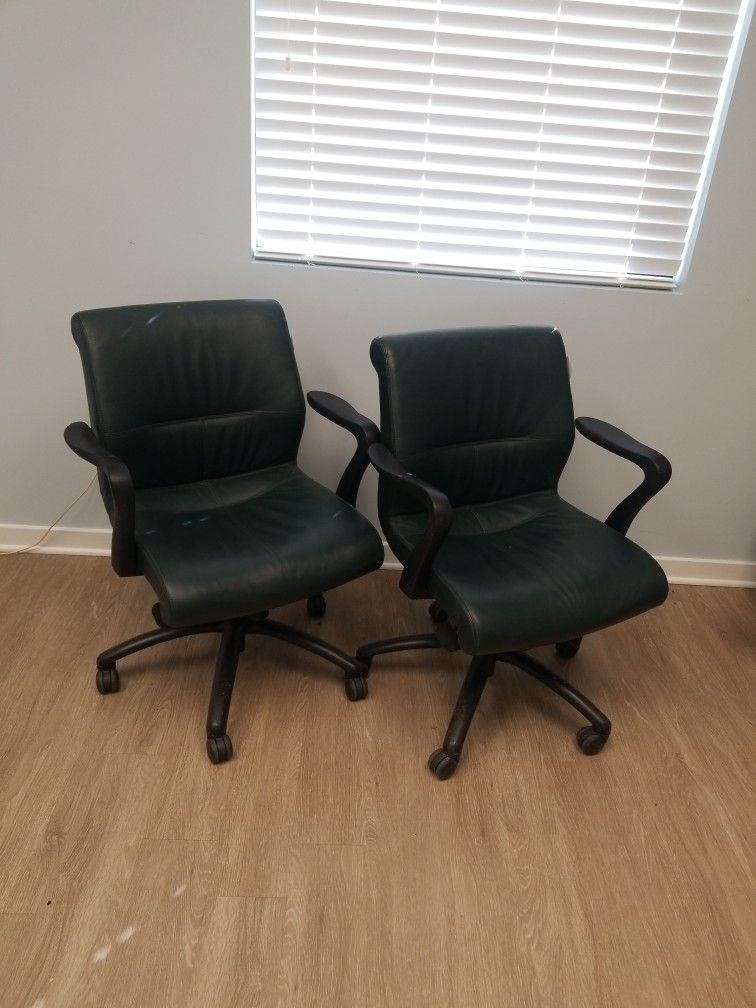 Office Chairs, Like New (Read Description)