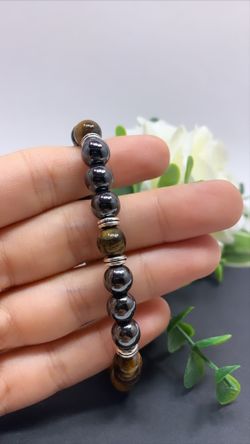 Natural Tiger Eyes Beads Bracelet