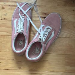 Pink Vans Size 8 Womens 