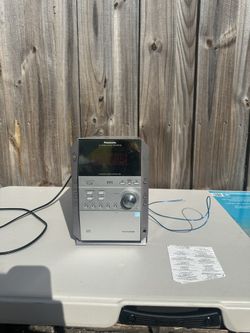 Panasonic CD stereo system, MP3, playback, record, cassette deck