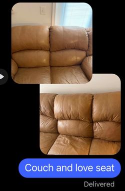 Sofa and loveseat