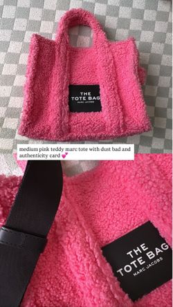 Pink Medium Marc Jacobs Teddy Tote