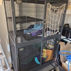 Small Animal Cage For Rats, Ferrets, Etc