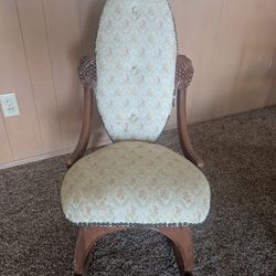 Antique Queen Ann Style Rocking Chair