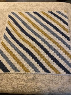 Newly Hand-Crocheted Baby Afghan