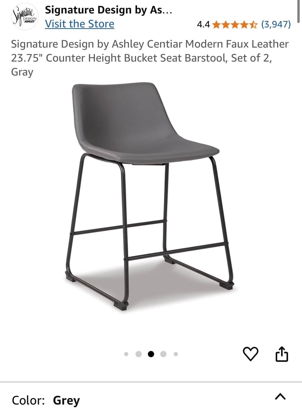 2 Counter Height Bar Stools