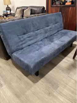 Blue Futon 67”