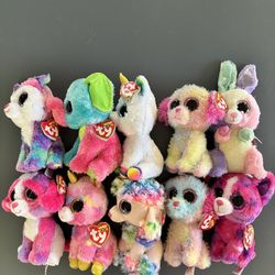 Ty Beanie Boos. Set of 10