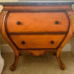 End Table With Stone Top by Bombay Company