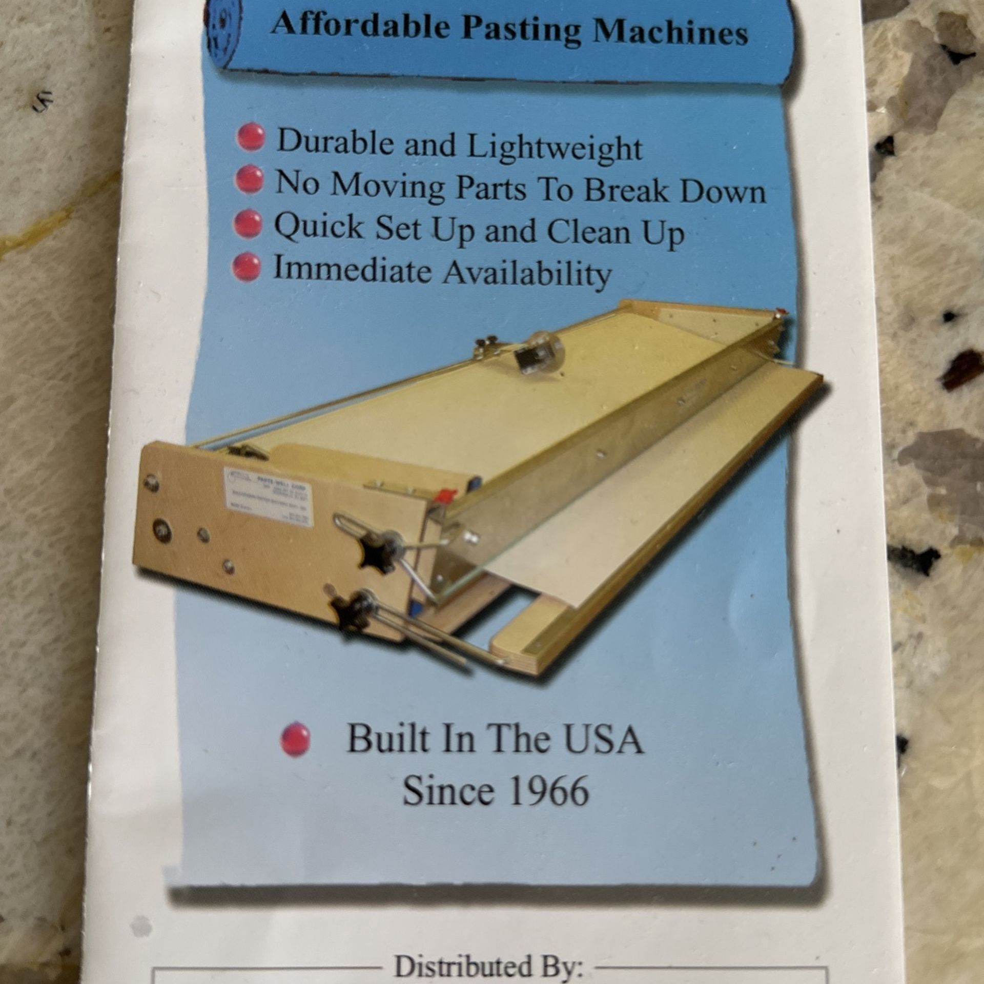 Wallpaper Commercial Pasting machine