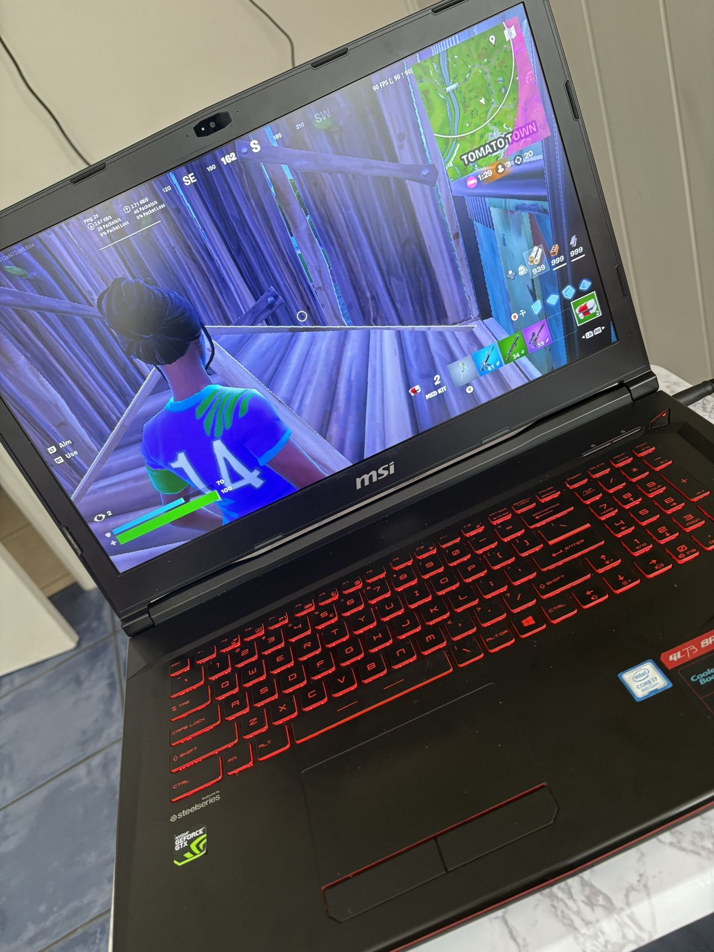 MSI gaming laptop