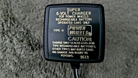 Power Wheels 6‑Volt Charger – FREE