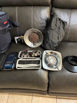 Propane top stove and heater,cooler,flashlight