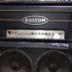 Kustom Quad 200hd Amp Head electric guitar amplifier