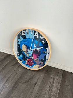 Pokemon wall clock 24”