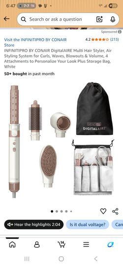 InfinitiPro by Conair DigitalAIRE Multi Hair Styler