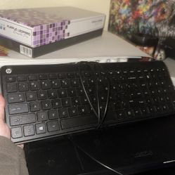 Hp Slim USB Wired Keyboard 