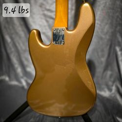 Fender Vintera 60s Jazz Bass 2022 Firemist Gold Guitar 4 String With Gig Bag