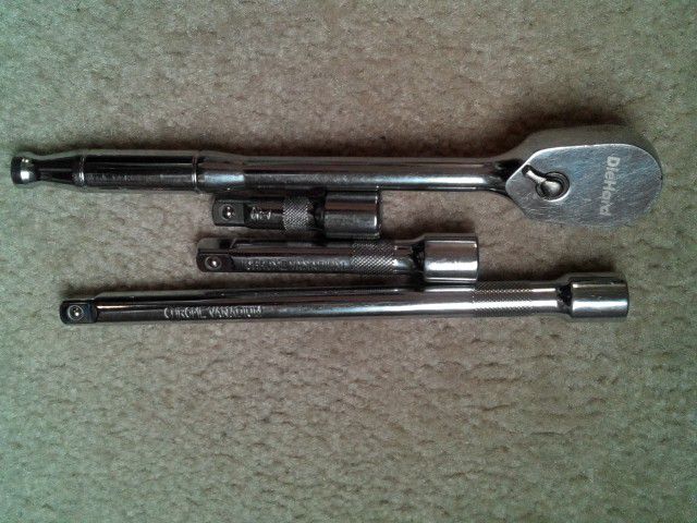 DieHard 1/2 Drive Ratchet With Extension Bars