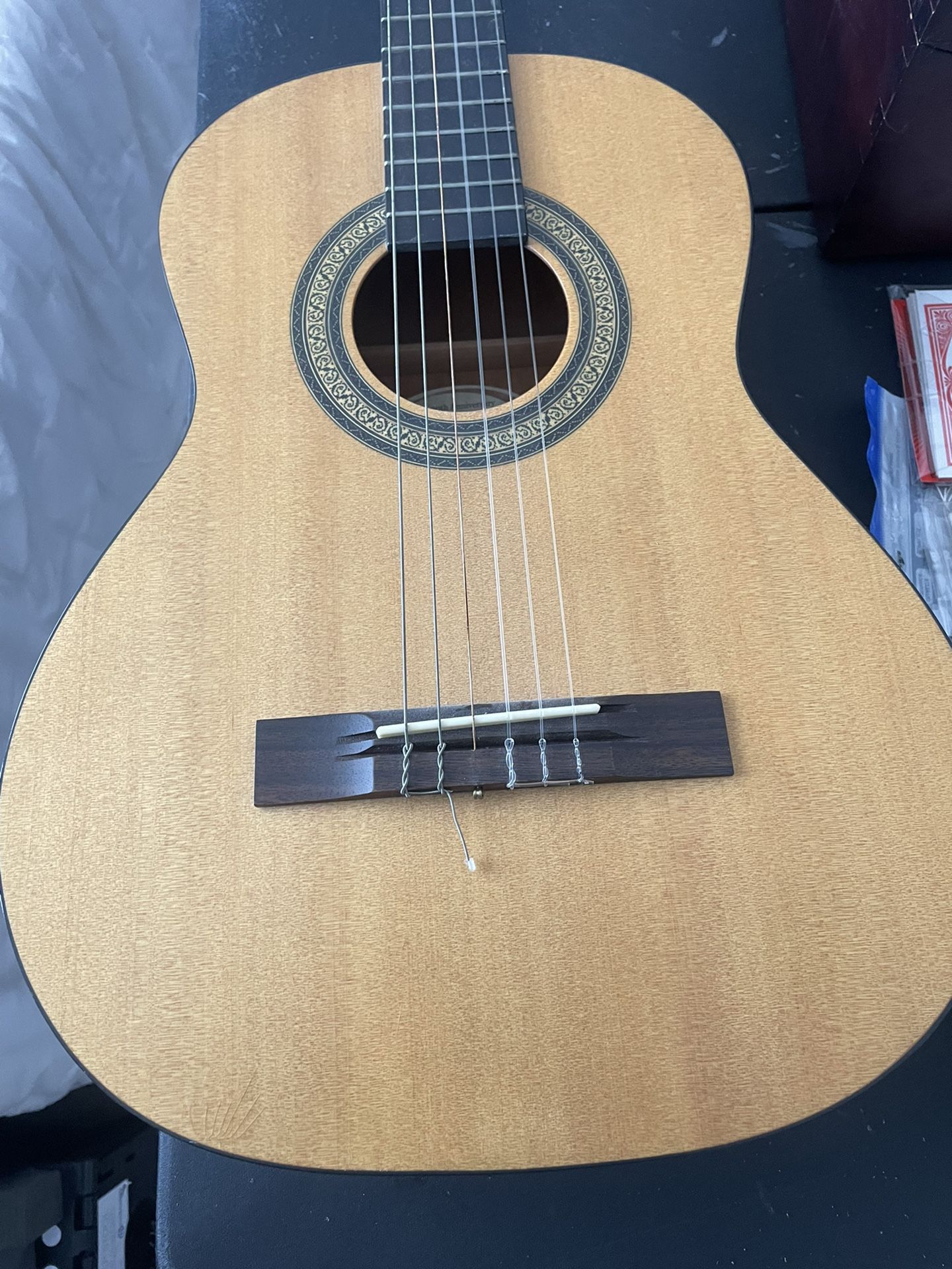  Fender Classical acoustic guitar 3/4 Size With Case Beautiful Looking No Marks Great Sounding Can Add Gig Bag 20$ In The Last Pic