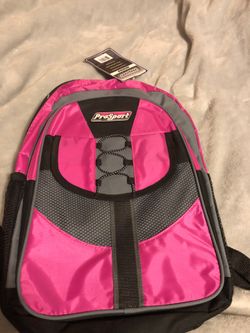 New with tags attached backpack perfect for carrying sports and school time