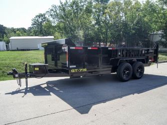7x16 Heavy Duty Dump Trailer.