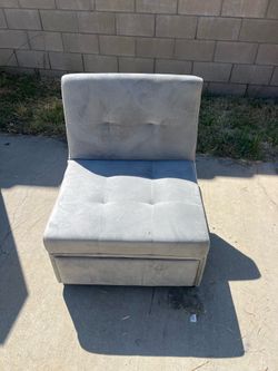 Chair, ottoman, bed combo