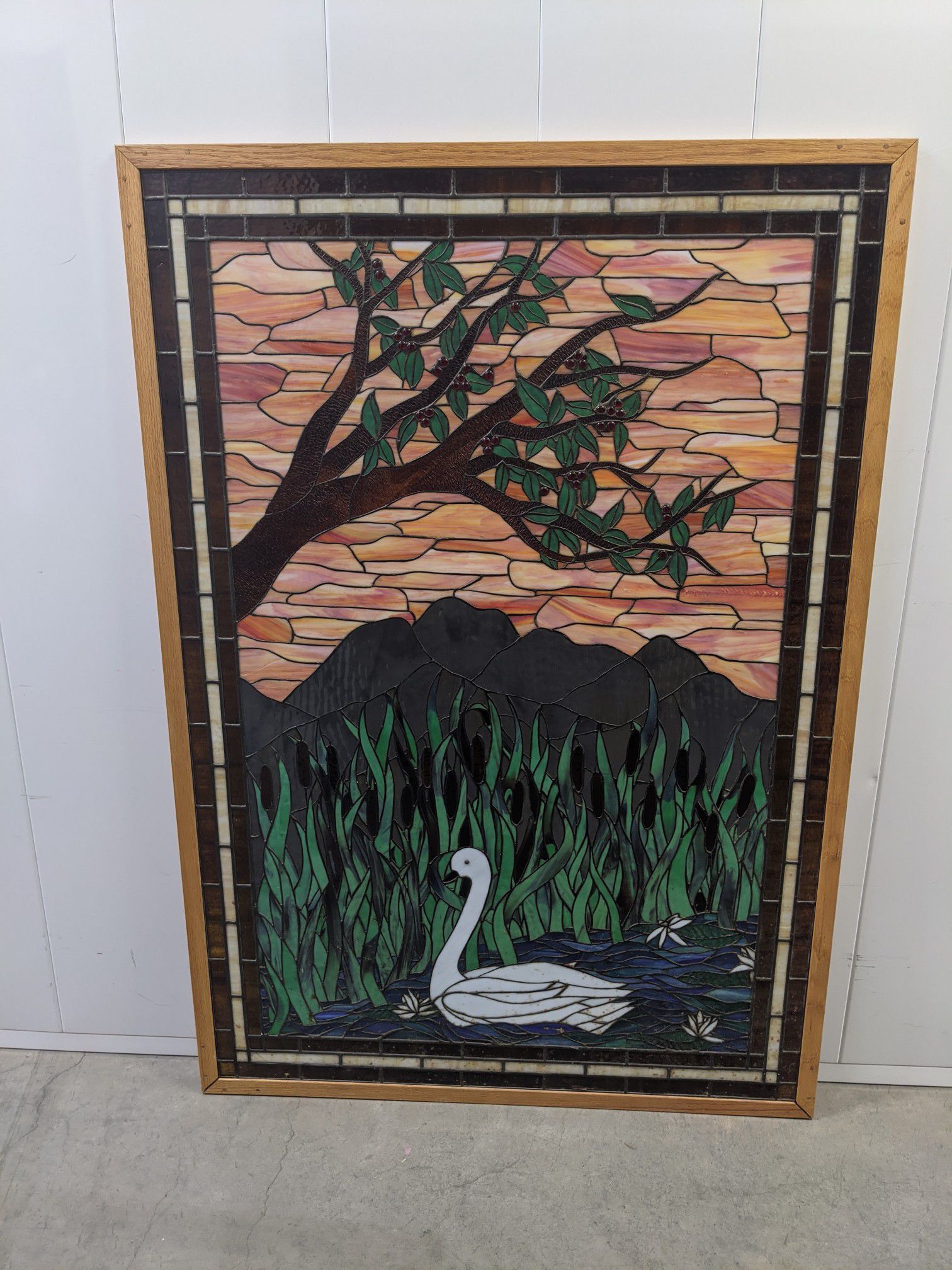 Large stain glass 3'9" x 5'3"