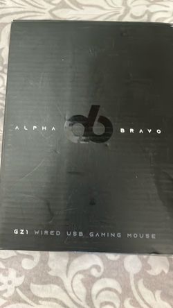 Alpha bravo heavy duty wired gaming mouse