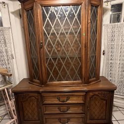 ANTIQUE CHINA CABINET 