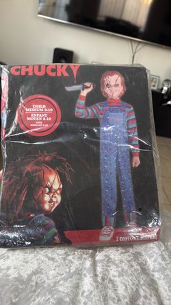 Chuky costume , 8/ 10 years