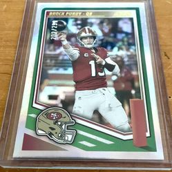 San Francisco 49ers Brock Purdy Card Numbered/299