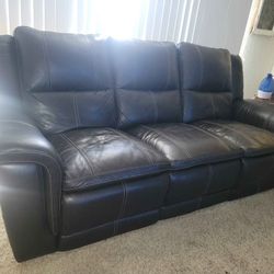 Leather Reclining Couch
