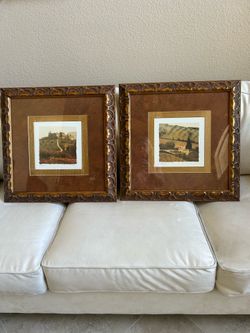 Beautiful framed Tuscan Scene Prints By Amy Melious.