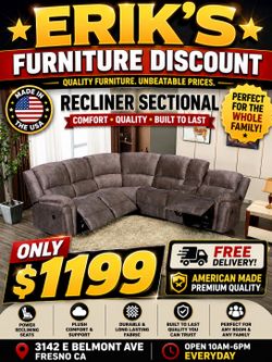 New recliner sectional