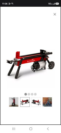 Earthquake 5 ton electric log splitter