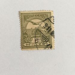 Hungary Turul & Crown of St. Stephen, 1913 Thru1916 Postage Stamp