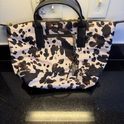 Steve Madden Leopard Print Tote Bag