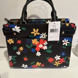 NWT Kate Spade Medium Satchel Staci (Sailing Floral)