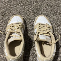 Beige Nike Dunks
