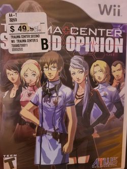 Trauma Center Second Opinion for Nintendo Wii