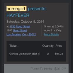 HorsegiirL LA Tickets