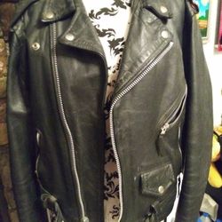 Leather jacket size 40