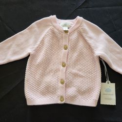 6-9 Month Pink Baby Girl Sweater NWT
