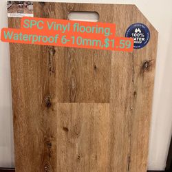 SPC Vinyl Flooring, Waterproof, 6 mm $1.59/sqft Autumn Specials