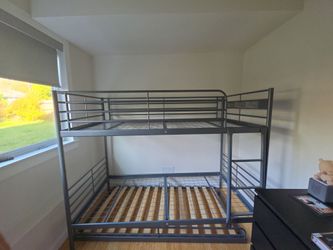 Twin bunk bed with trundle